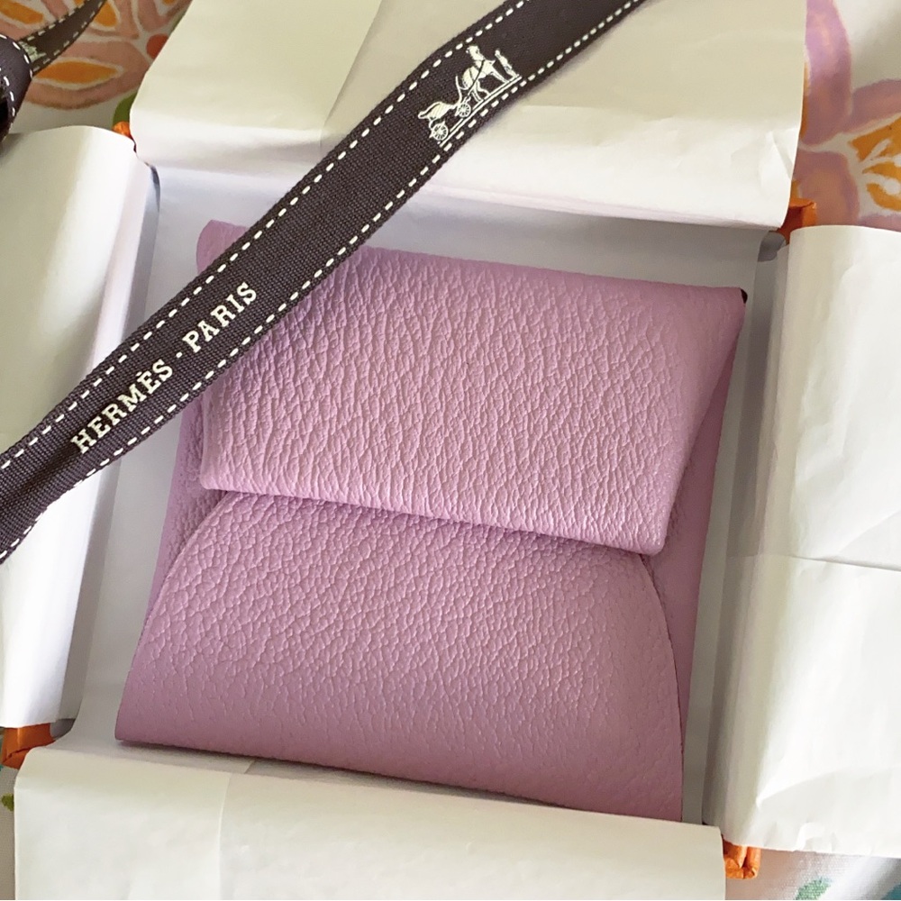 Hermes Bastia in Chèvre Mauve Sylvestre